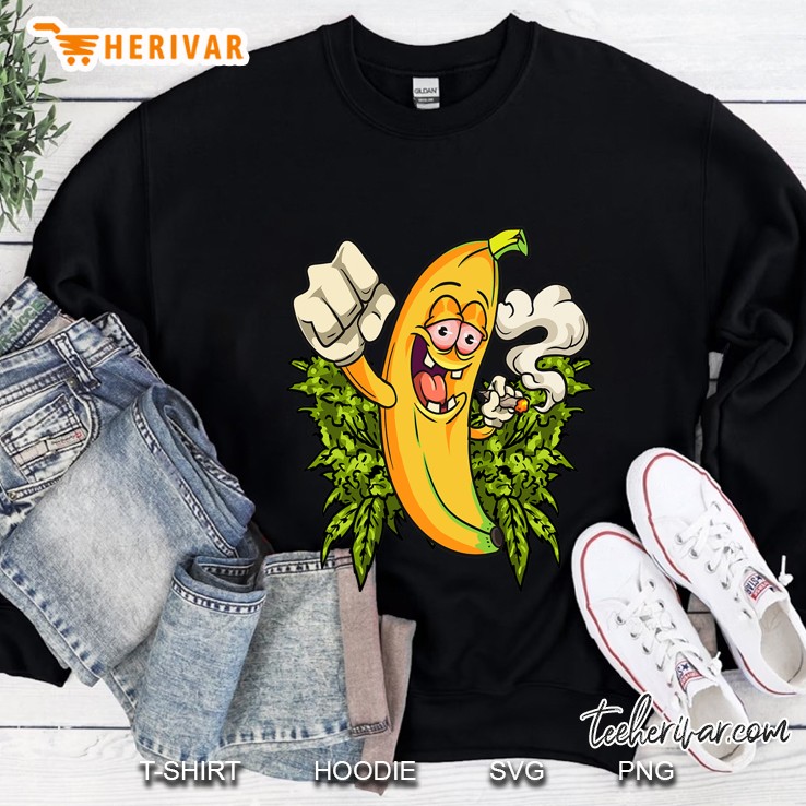 Banana Punch Marijuana Strain Banana Weed Sweatshirt