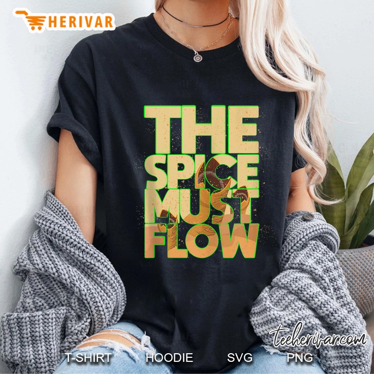 Dune Gift Science Fiction Sci Fi Sandworm Spice Flow Ladies Tee