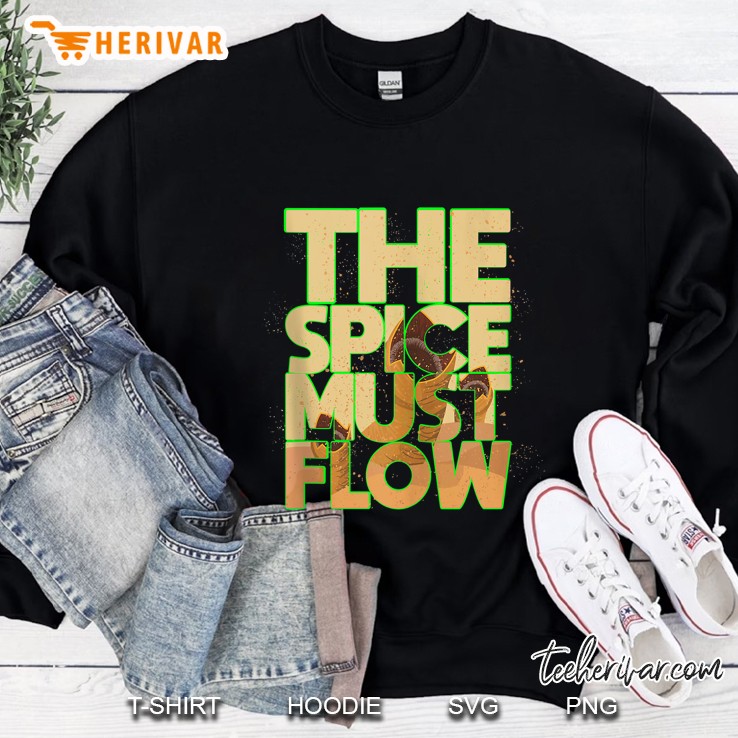Dune Gift Science Fiction Sci Fi Sandworm Spice Flow Sweatshirt