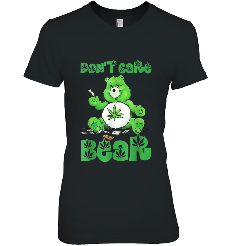 Don't Care Bear Smoking Weed 420 Cannabis Marijuana Stoner Mugs