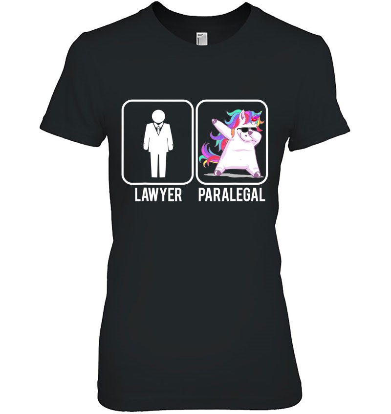 Funny Lawyer Paralegal Dabbing Unicorn Legal Law Firm Hoodie