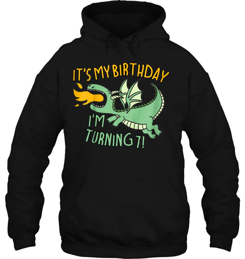 It's My Birthday Dragon For Kids Turning 7 Years Old Mugs