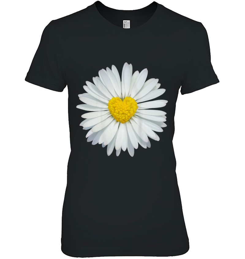 White And Yellow Heart Daisy Flower Rave