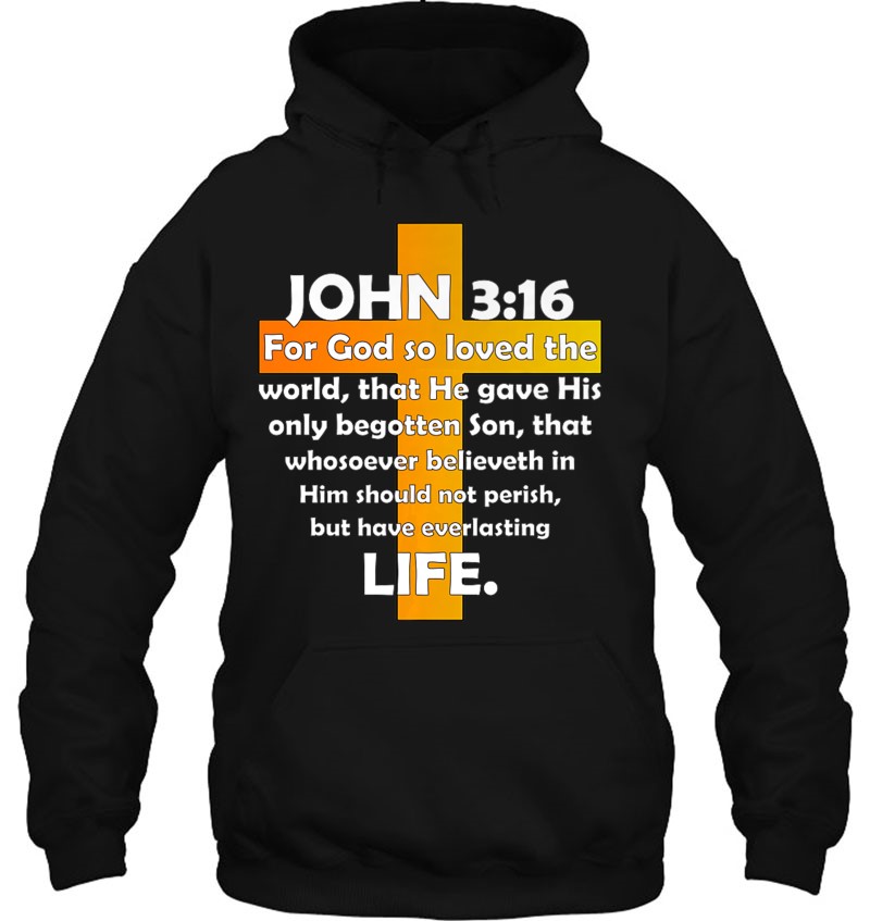 John 316 Kjv Bible Verse (Printed On Back)