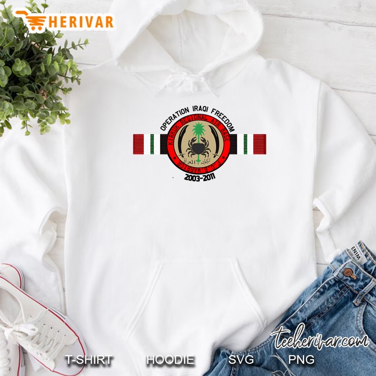 Krab Kirkuk Regional Airbase, Base Warrior Iraq Hoodie