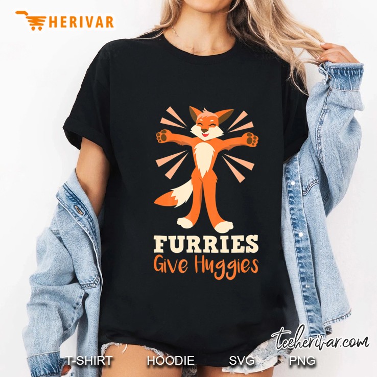 Kids Adults Furry Fandom Merch Fox & Tail Gifts Ladies Tee