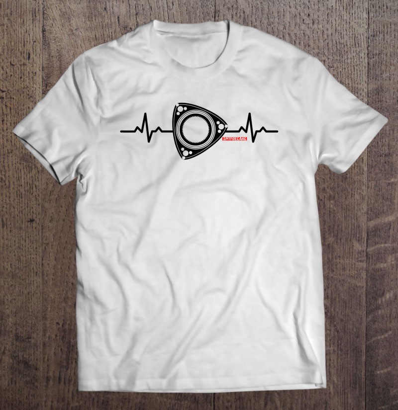 RX8 RX7 Heart Beat Dark T-Shirt
