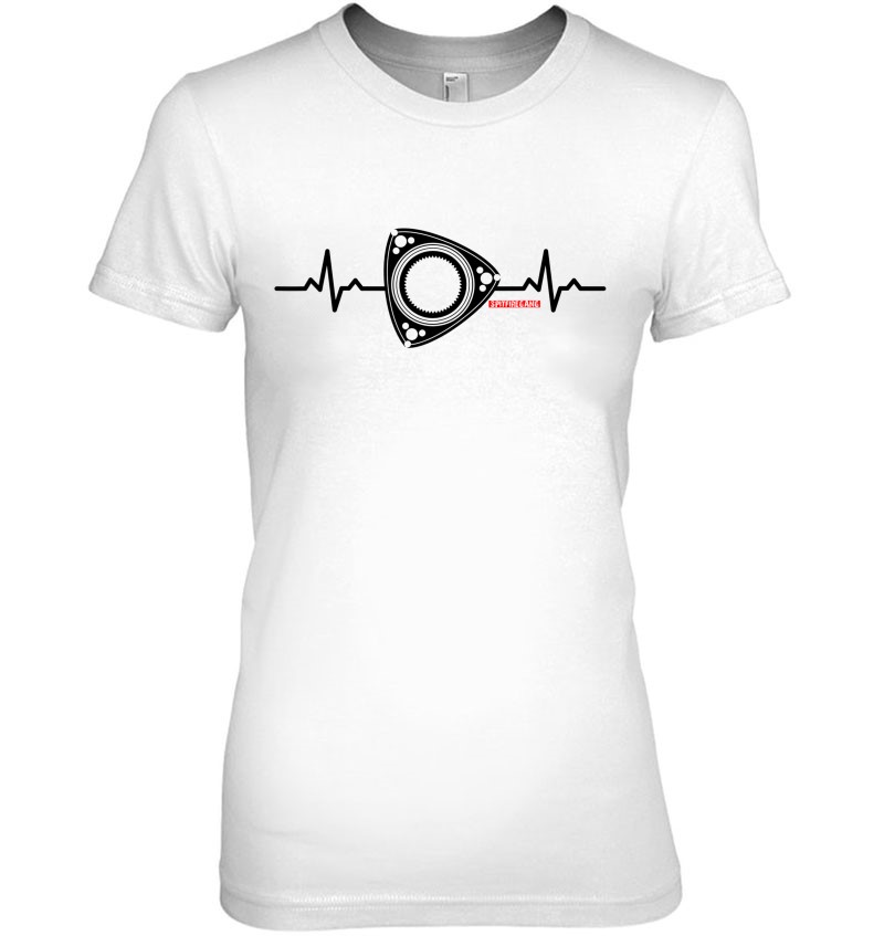 RX8 RX7 Heart Beat Dark T-Shirt