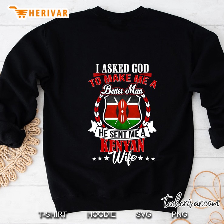 I Love My Kenyan Wife Anniversary For Husband Sweatshirt
