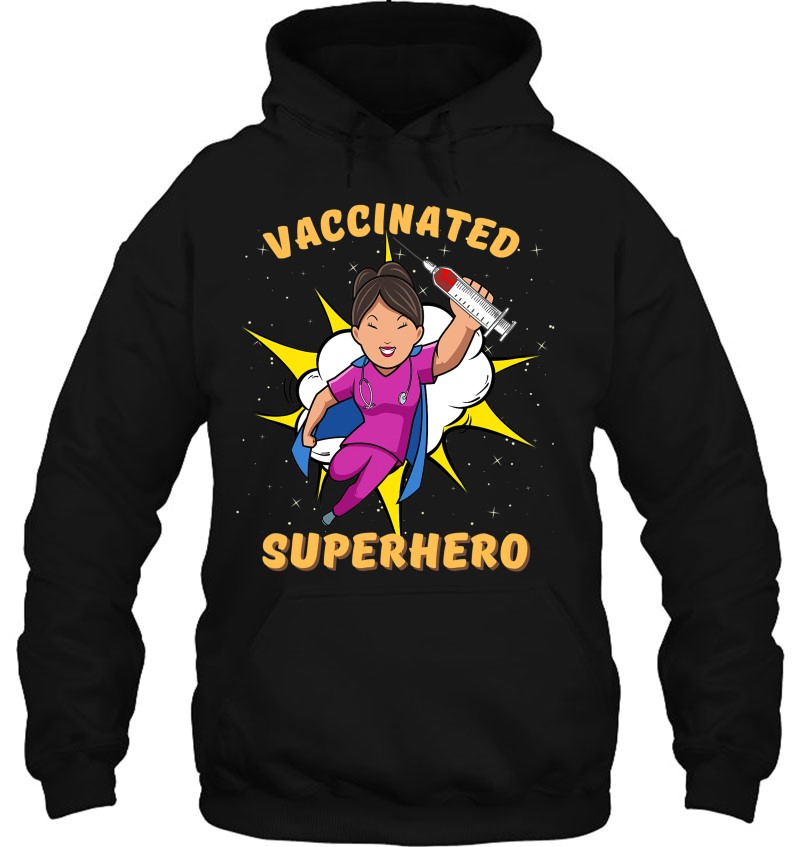 Vaccinated Nurse Vaccinated Superhero Pro Vaccination Nurse Mugs