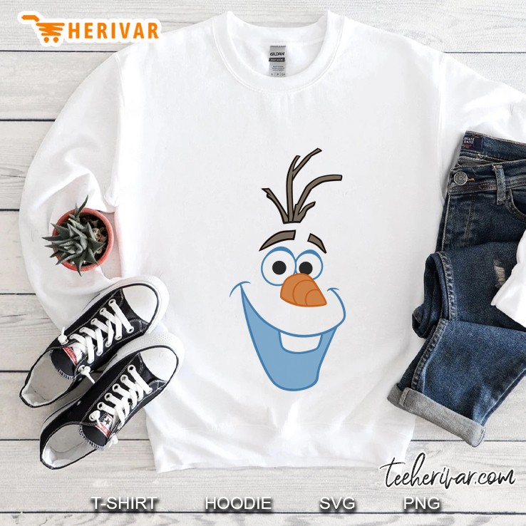 Disney Frozen Olaf Big Face Cartoon Sweatshirt