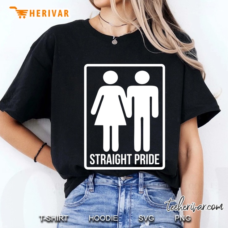 Funny Straight Pride For Men And Women Ladies Tee