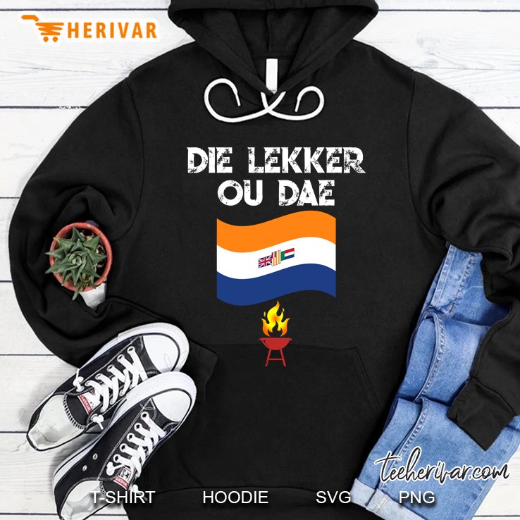 South African Afrikaans Lekker Ou Dae Old Flag Vierkleur Hoodie