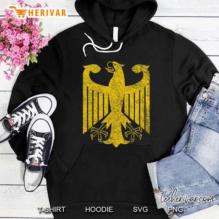 German Flag Eagle Coat Of Arms Bundesadler Germany Hoodie