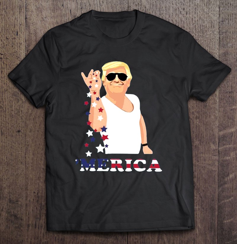 Salt Bae Style Funny 4th of July Trump Tee 4th Of July Shirt Trump Bae Funny 4th of July Shirt Trump Salt T-shirt Trump 'Merica T-shirt