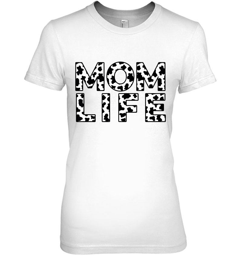 Cow Print Farm Life Mom Life Mama Mothers Day Mother's Day Premium