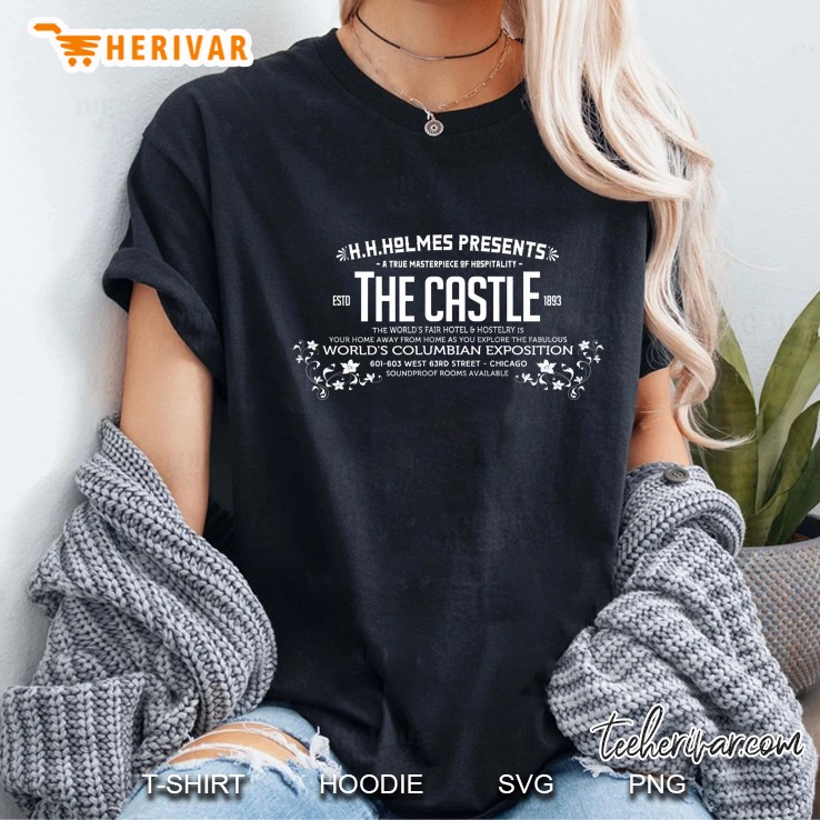 H. H. Holmes The Castle Tee Shirt Ladies Tee