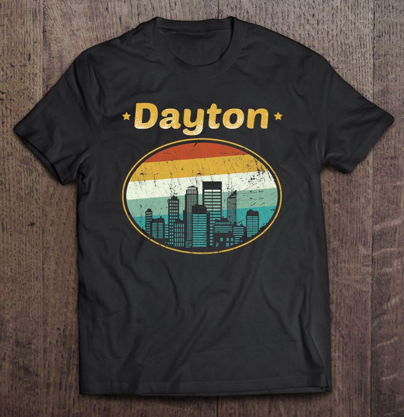 Vintage Dayton Ohio Skyline Shirt