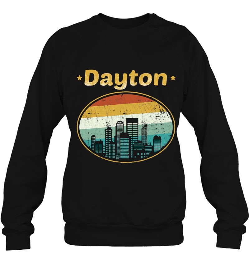 Vintage Dayton Ohio Skyline Sweatshirt