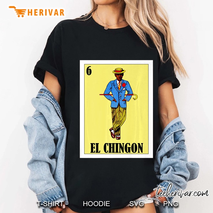 Mens Mexican Bingo Gifts - El Negrito Parody - El Chingon Premium Ladies Tee