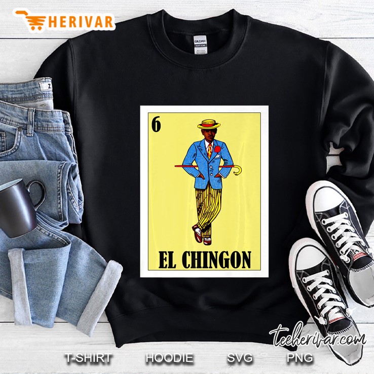 Mens Mexican Bingo Gifts - El Negrito Parody - El Chingon Premium Sweatshirt