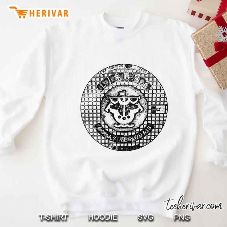 Manhole Cover Lisbon Portugal Sweatshirt