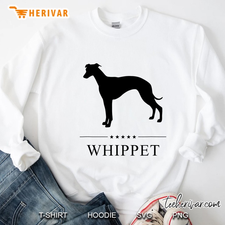 Whippet Black Silhouette Sweatshirt