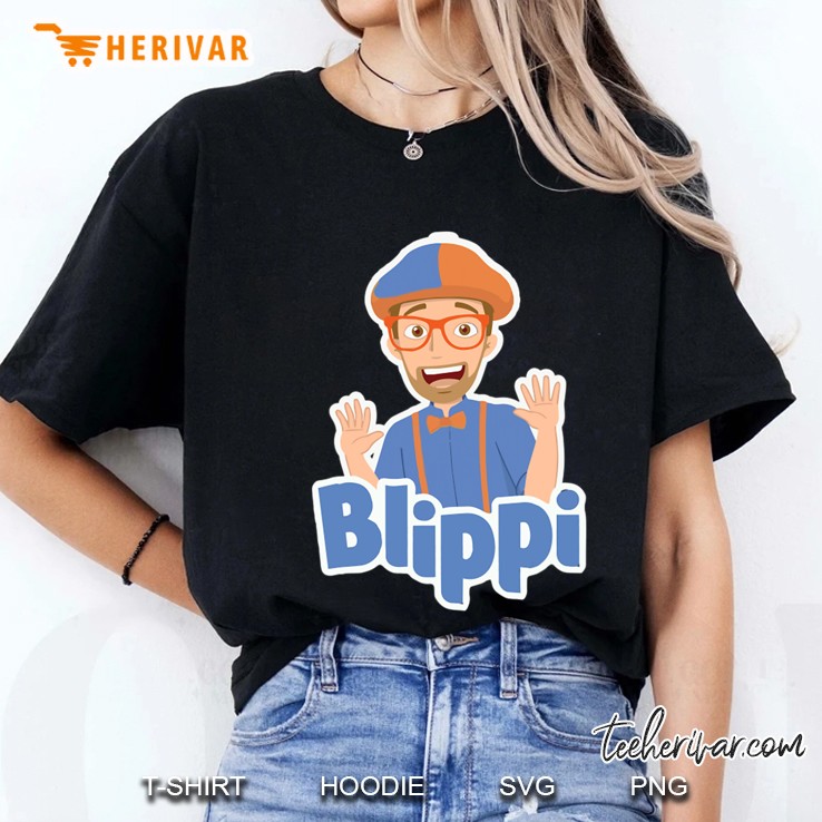 Blippi Educational Videos For Kids Cartoon Ladies Tee