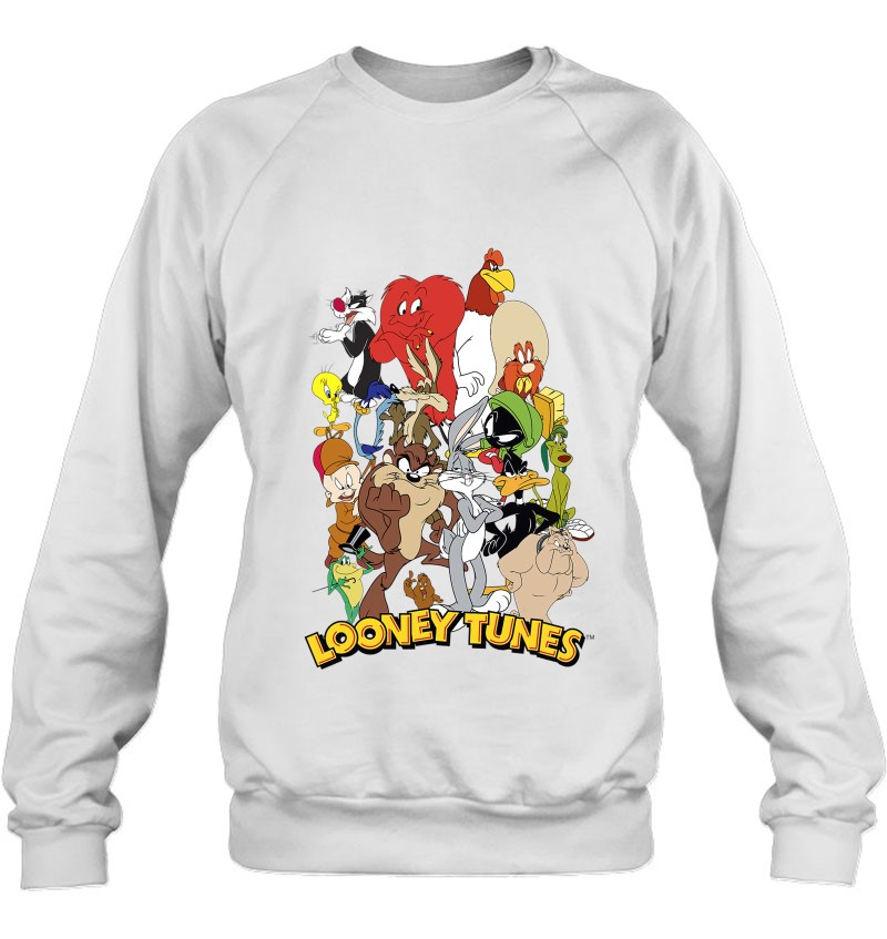 Looney Tunes Character Stack Logo Sweatshirt