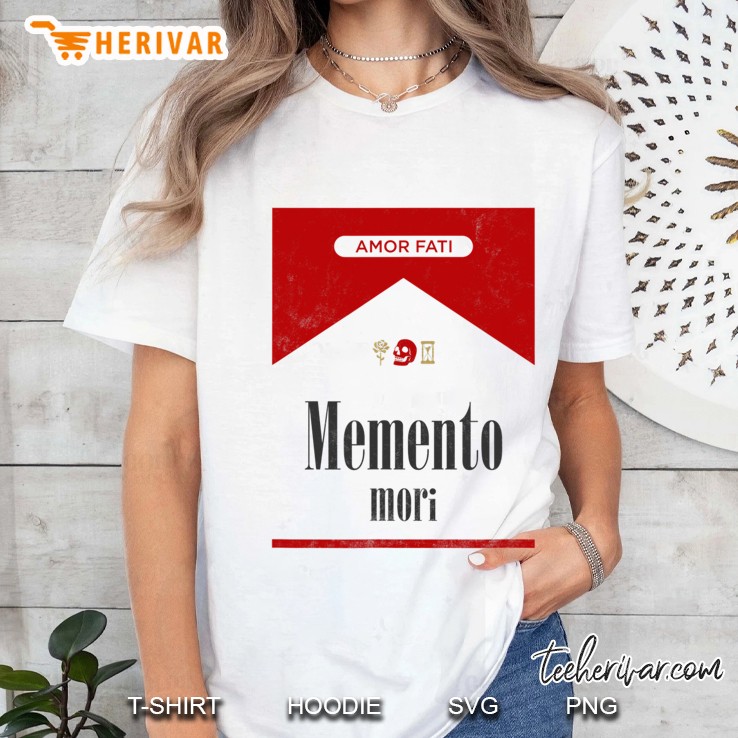 Stoic Quote Amor Fati Memento Mori Ladies Tee