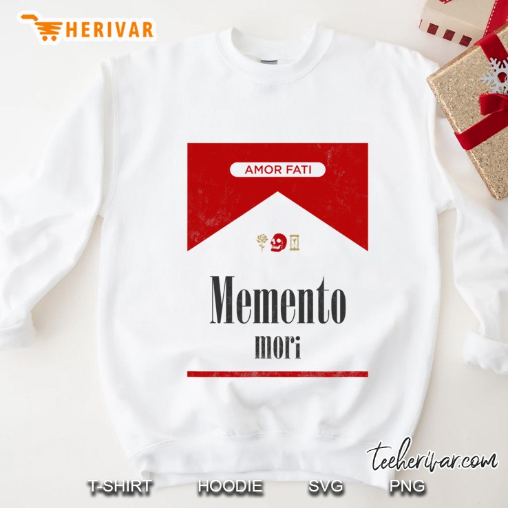Stoic Quote Amor Fati Memento Mori Sweatshirt