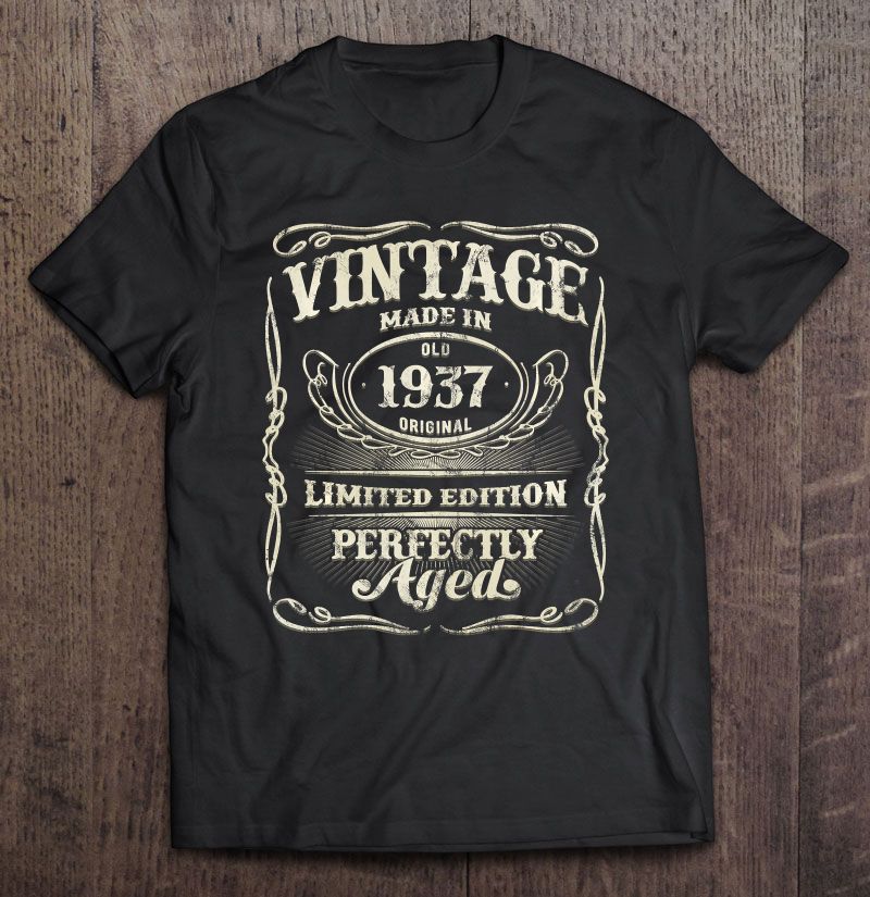 Vintage Made In 1937 Original Limited Edition Perfectly Aged Shirt ...