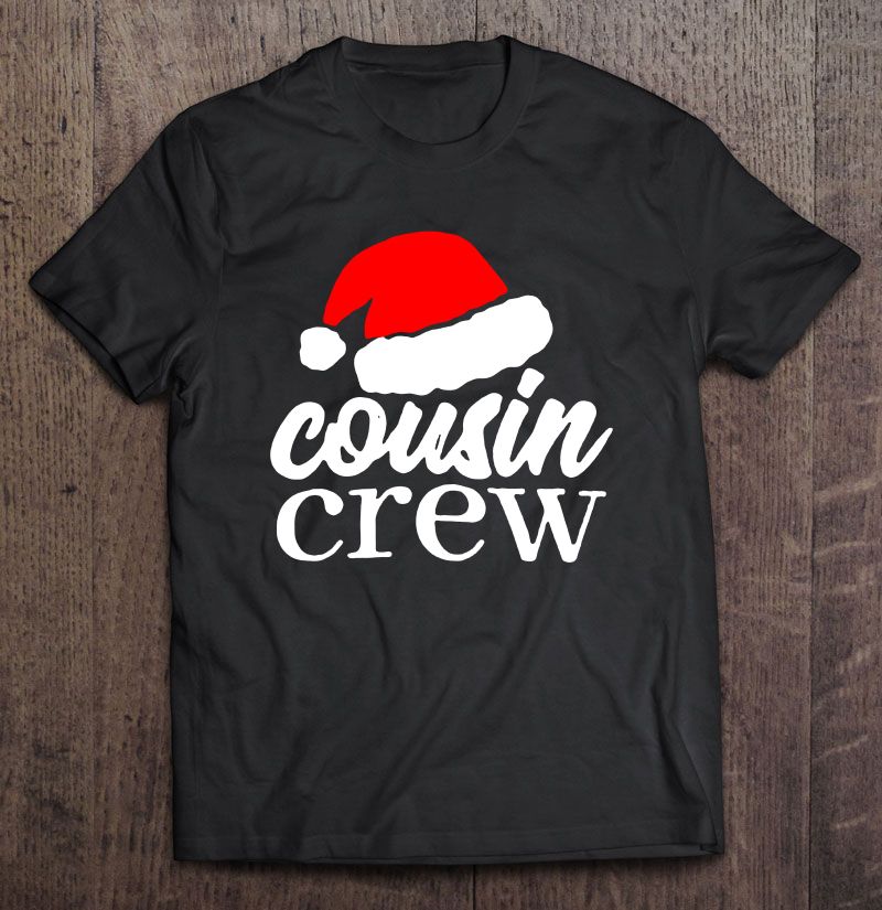 Cousin Crew Santa Hat Christmas Shirt | TeeHerivar