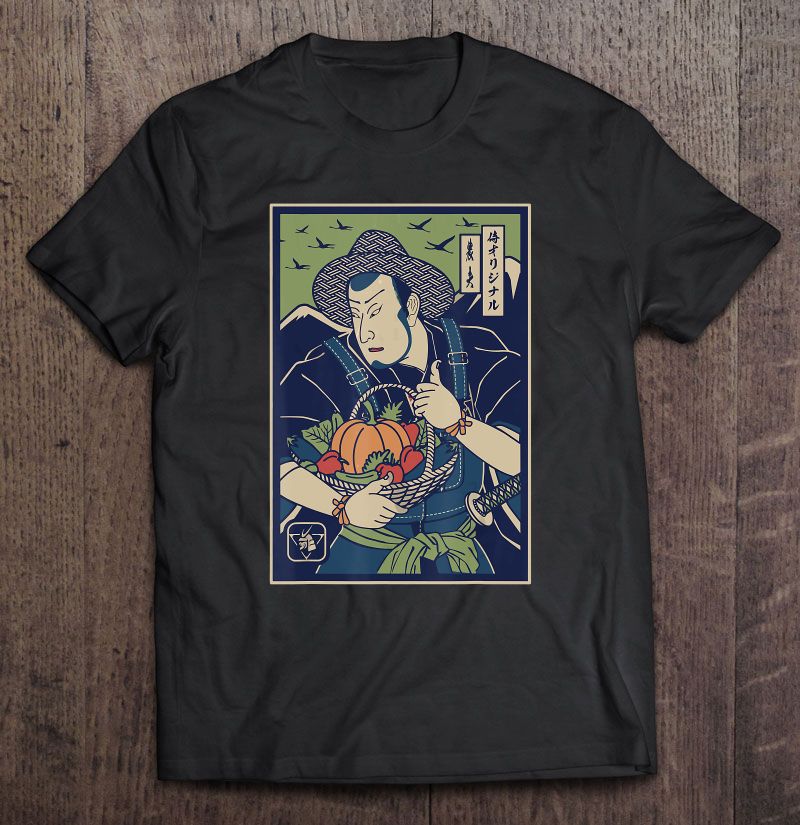 Farmer Samurai Japanese Samurai Farmer Shirt | TeeHerivar