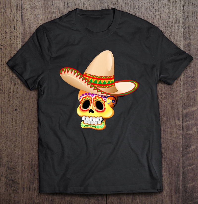 Mexico Sugar Skull With Sombrero