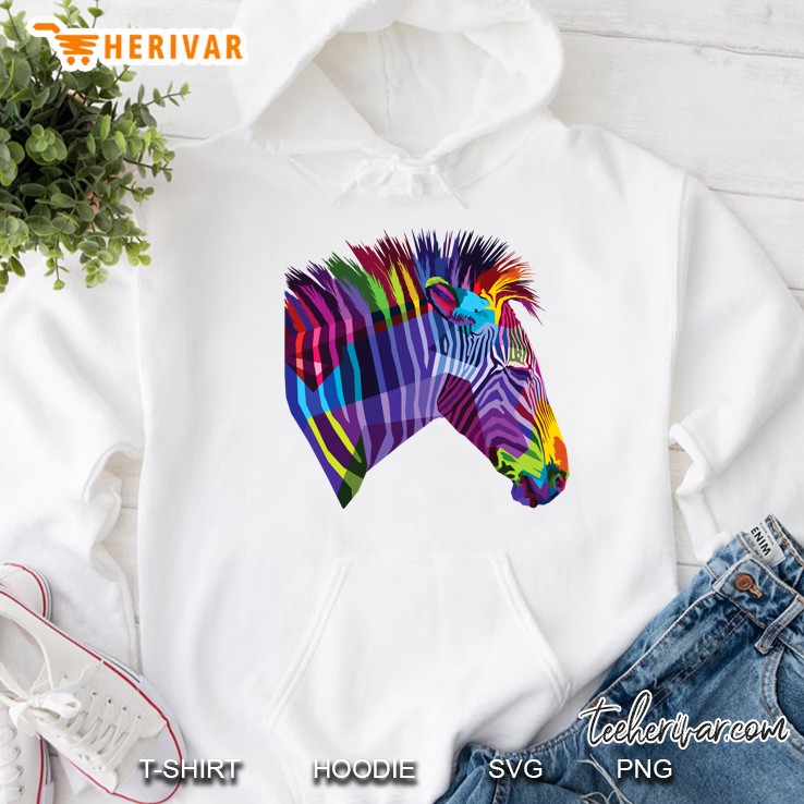Zebra Shirt Colorful Zebra