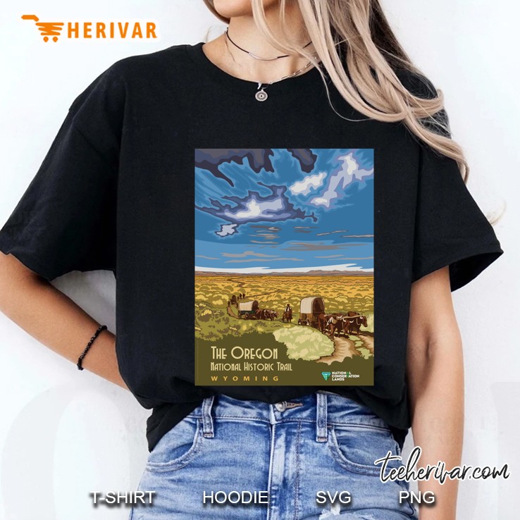 Vintage Poster - The Oregon Trail Ladies Tee