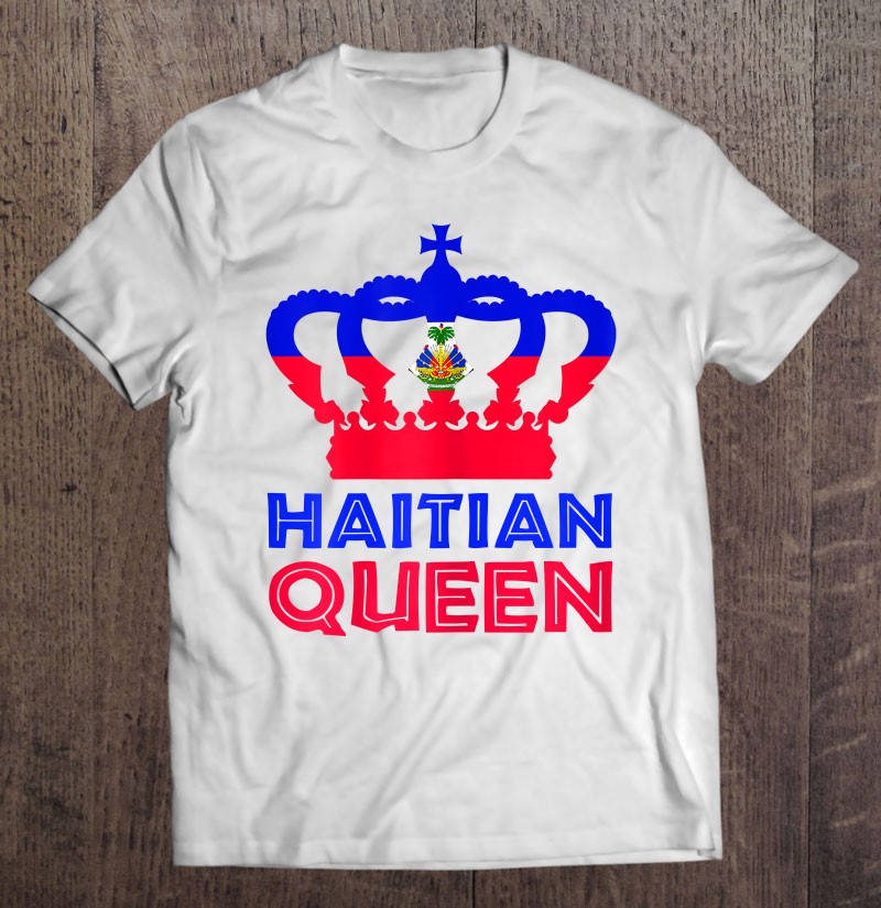 Haitian Queen Womens Red Blue Perfect Flag Crown Gift