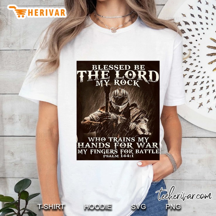 Bible Scripture Psalm 144 1 Premium Ladies Tee