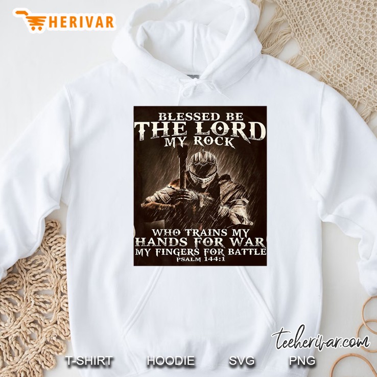 Bible Scripture Psalm 144 1 Premium Hoodie