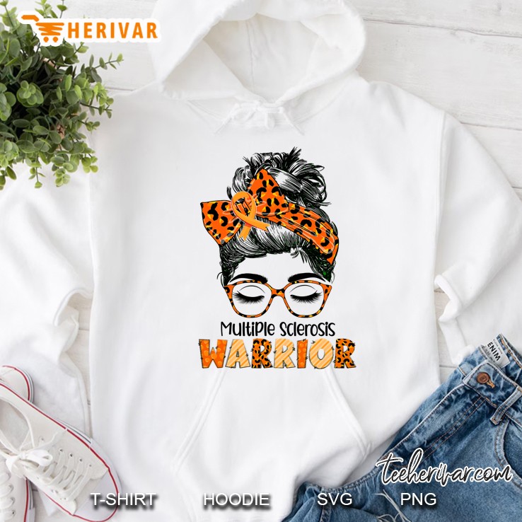 Multiple Sclerosis Awareness March Month Warrior Mom Nana Ms Hoodie