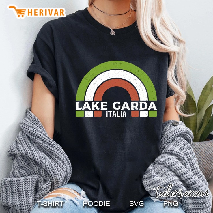 Lake Garda Italia - Retro Lake Garda Italy Ladies Tee