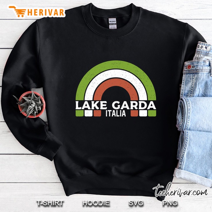 Lake Garda Italia - Retro Lake Garda Italy Sweatshirt