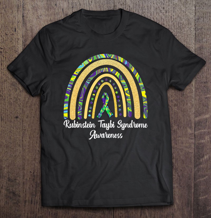Rubinstein Taybi Syndrome Awareness Rts Rainbow & Ribbon T-Shirts ...