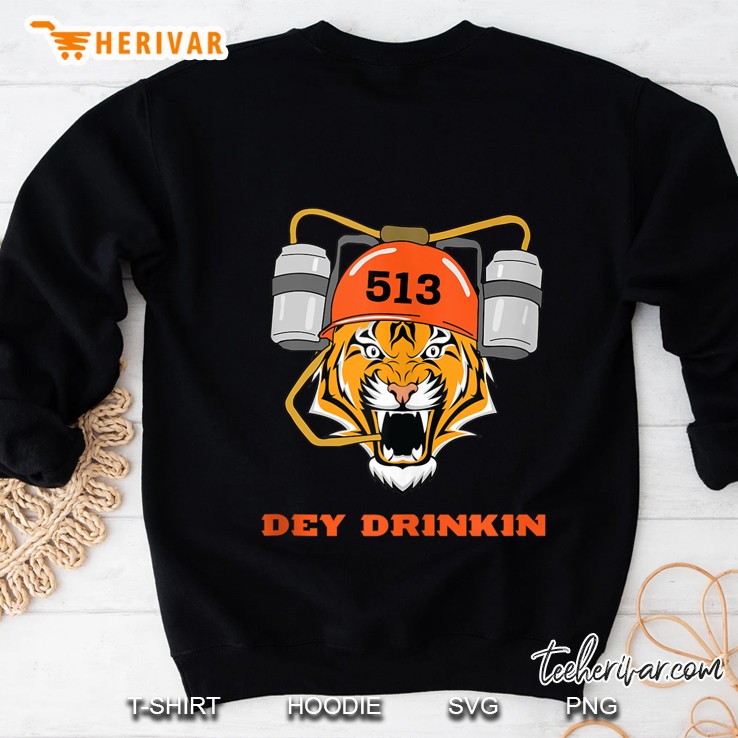 Cincinnati Football - Dey Drinkin Bengal Tiger Sweatshirt