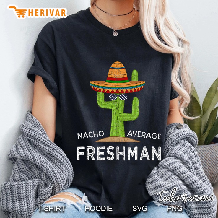 Fun College High School Freshman Gifts Funny Meme Freshman Ladies Tee