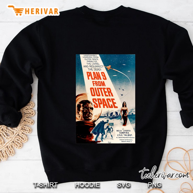 Plan 9 From Outer Space - Vintage Movie Poster Sweatshirt