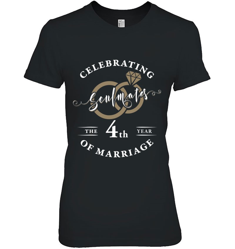 4Th Wedding Anniversary Shirt 4 Years Of Marriage Gift Mugs