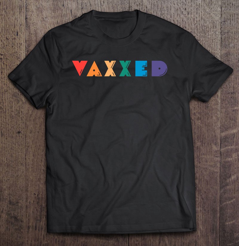 Vaccinated - Fully Vaxxed Vintage Retro Colors Summer 2021 Ver2 Tee