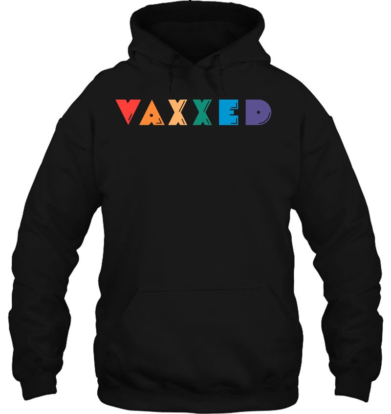 Vaccinated - Fully Vaxxed Vintage Retro Colors Summer 2021 Ver2 Hoodie